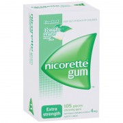 Nicorette Extra Strength (4mg) Freshmint 105Chewing Gum